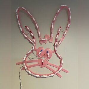 Impact Plastics Vintage 2000 Easter Bunny Face. Light up , Easter Prop Decor